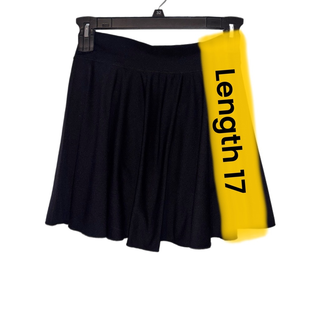 OQQ Black Pleated Skort NWOT - Picture 4 of 6